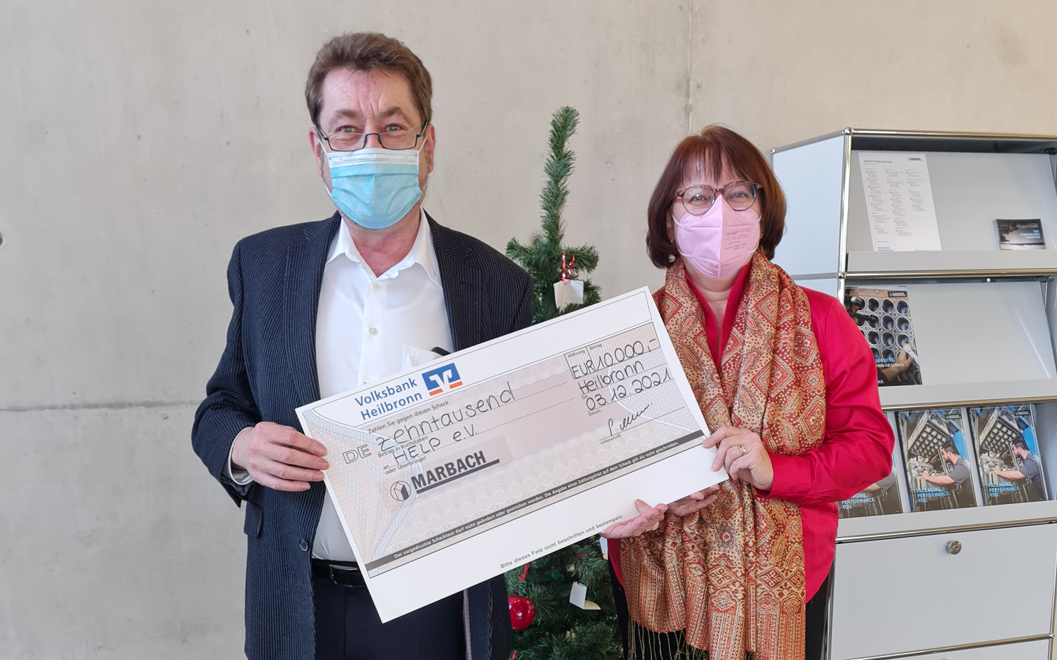 Donations instead of gifts.